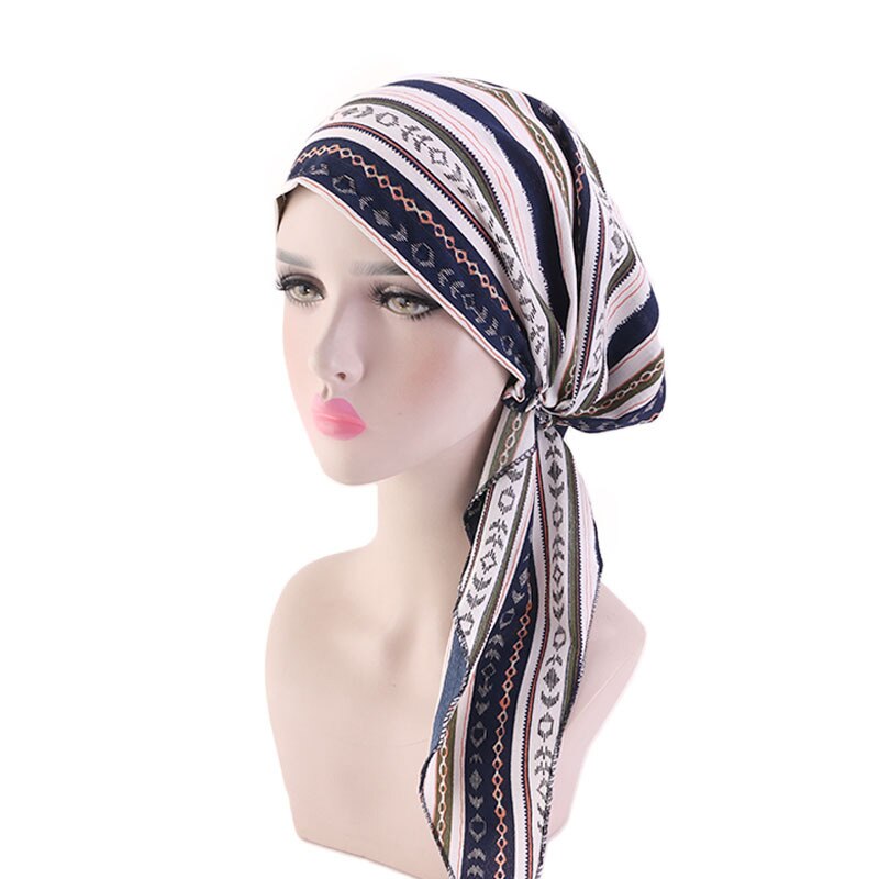 Pañuelo para la cabeza para mujeres musulmanas, Hijab, gorro de quimio, preatado turbante, Bandana, pañuelo para la pérdida de cabello, pañuelo para la cabeza, gorro elástico, Hijabs
