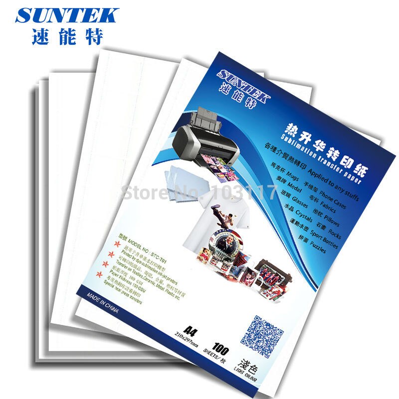 (20 stks/partij) Warmte-overdracht Papier voor de Steekproef van Printing Sublimatie Transfer Papier