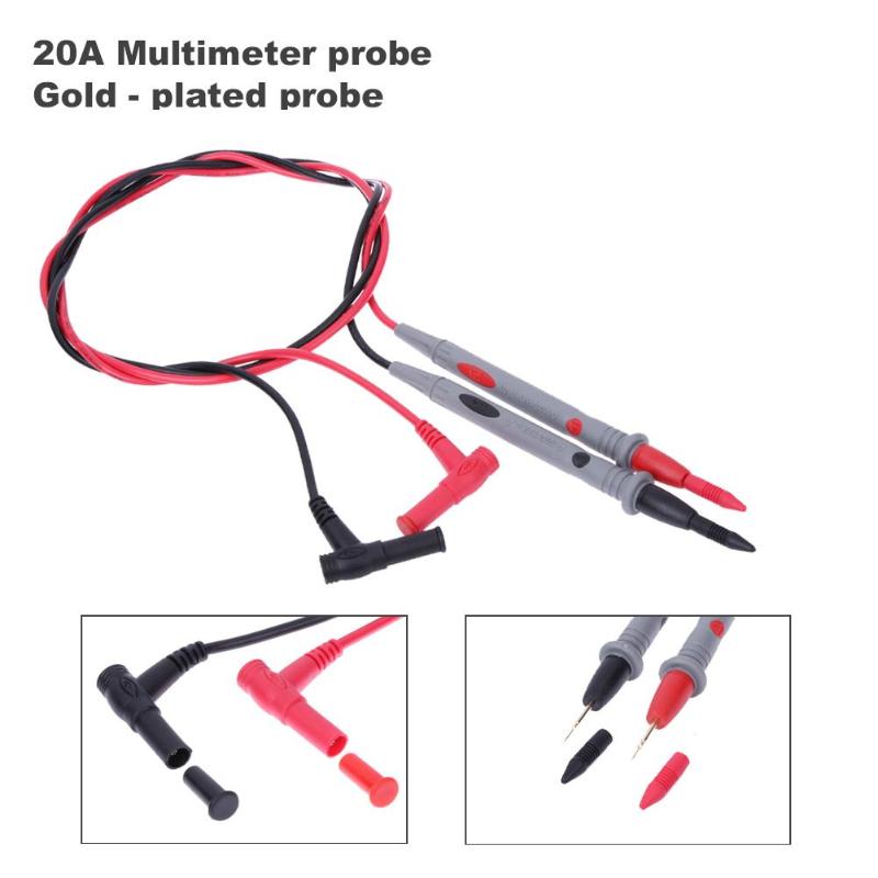1 Pair 90cm digital multimeter universal probe test lead 1000v 20A multimeter tester lead probe wire pen cable Test Leads