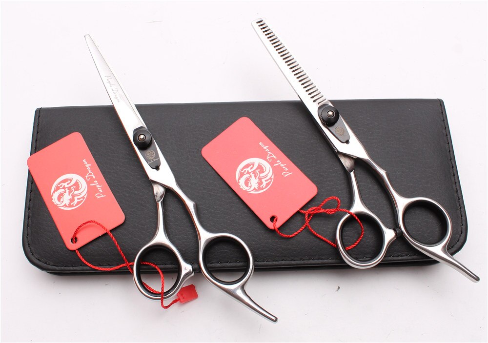 Z1003-Tijeras de corte para peluquería, kit de herramientas de cabello humano, 6,0 pulgadas, 17,5 cm, color negro japonés: Z1003 Hei D 6Y