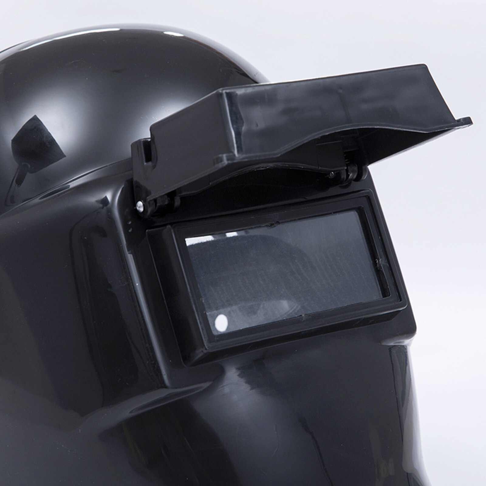Casque de soudage protecteur anti-étincelles, cagoule de protection, pare-soleil monté sur la tête, lunettes d&#39;ombre, meulage électrique noir