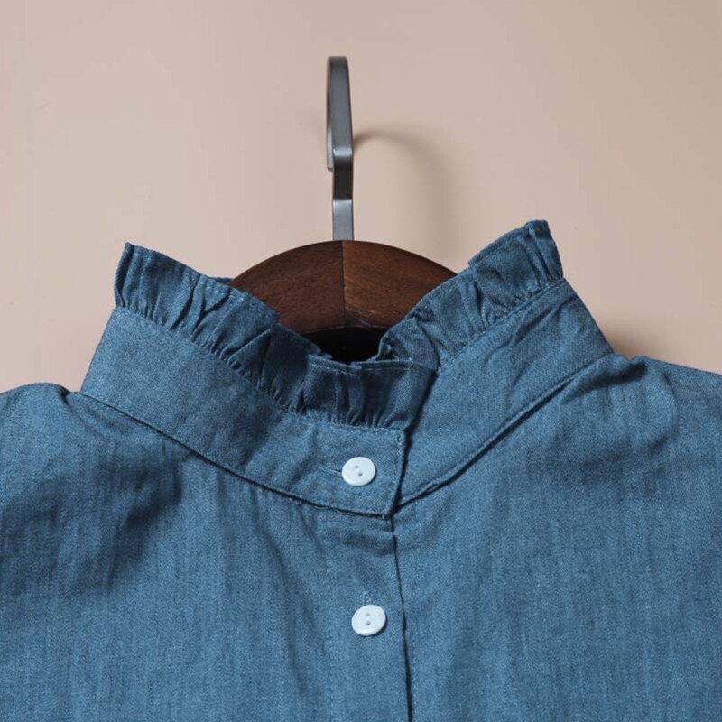 ZC8bdbd Vrouwen Casual Gebreide Trui Sjaal Afneembare Nep