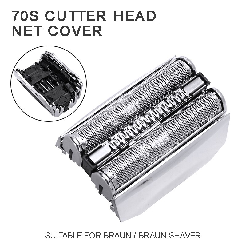 Til braun series 7 790cc folie trimmer kassettehoved cartouche 70s cutter mesh cover udskiftning barberhoved