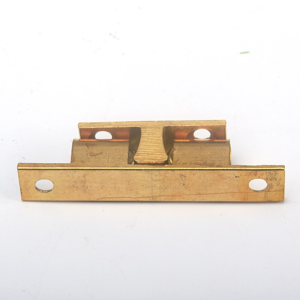 Verstelbare Messing Deur Slide Vangst Lock Bolt Klink Barrel Thuis Veiligheid Garderobe Kast Lente Bal Deurslot Hardware Accessoires: Type 1