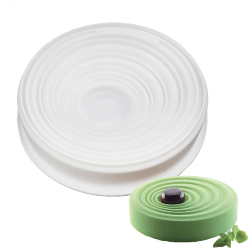 17 siliconen moussevormen, meerdere vormen witte cake, 3d vormen, hartvormige franse dessertbakvormen, taartdecoratiegereedschap