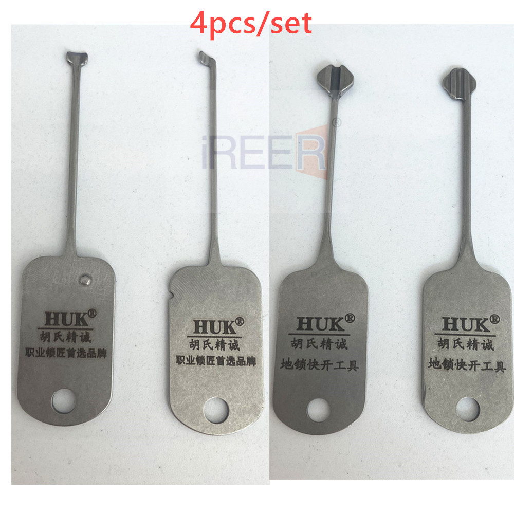 lock opener tool HUK OUTRUNNER 2IN1 locksmith SET Practice Locksmith repair Tools: 4 pcs full type