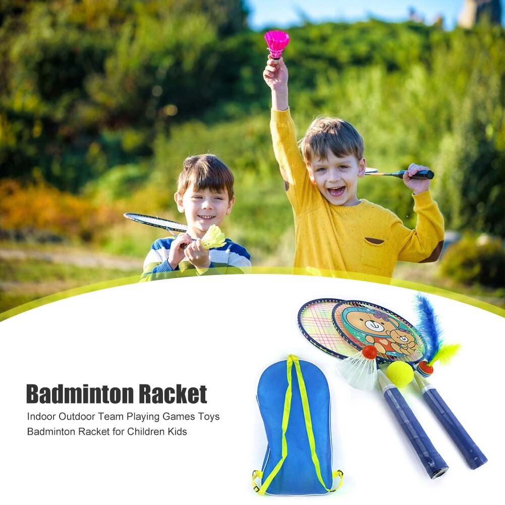 Indoor Outdoor Team Spelen Games Speelgoed Badminton Racket Voor Kinderen Kids