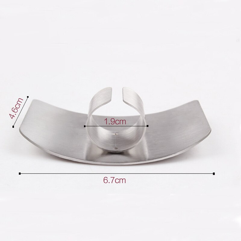Stainless Steel Kitchen Accessories Vegetable Finger Guard Protector Gadgets For Personal Hand Safe Easy Cutting Cooking Tools