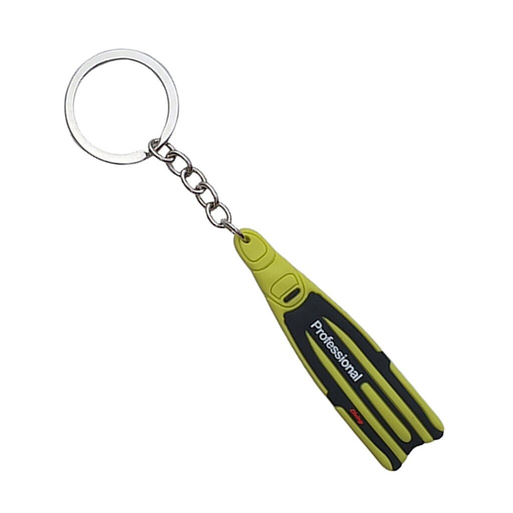 Scuba Diving Fins Flippers Key Chain Holder Keyring Keychain Key Chain Flipper Keychain Keyring for Swimming Diving