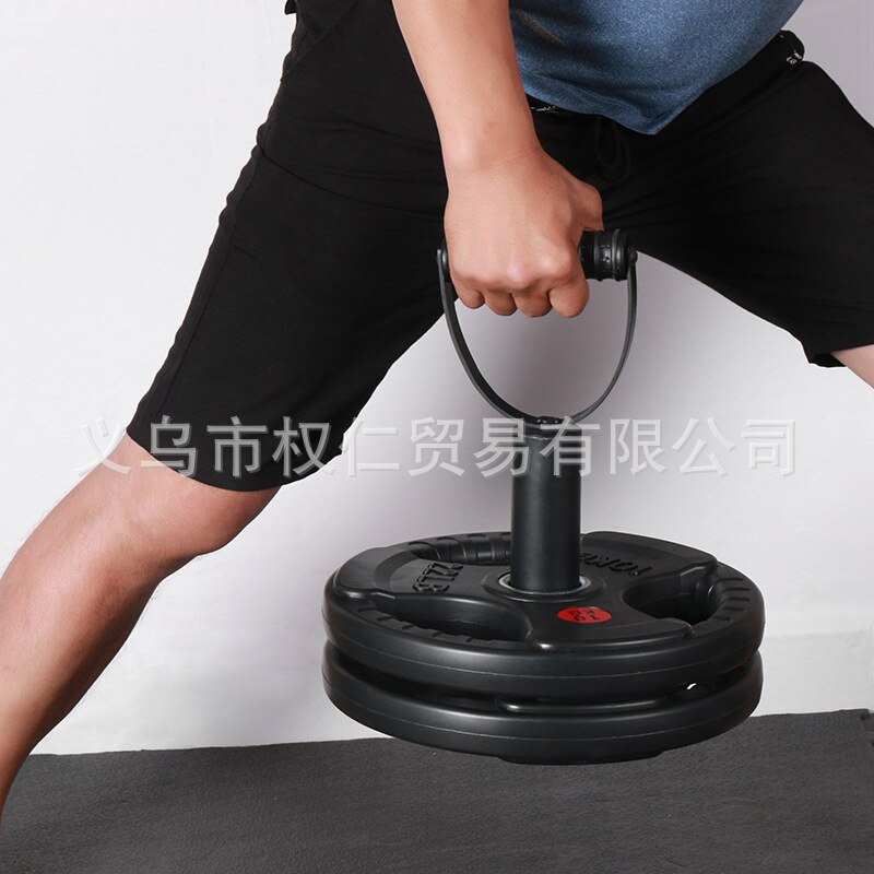 Fitness Kettlebell Handvat Voor Gewicht Platen 25/50Mm Home Gym Workout Oefening Ketel Bel Zware Stalen Dumbbel barbell Grip