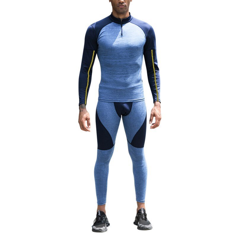 T-shirt de sport à manches longues pour homme, haut de course en plein air pour homme