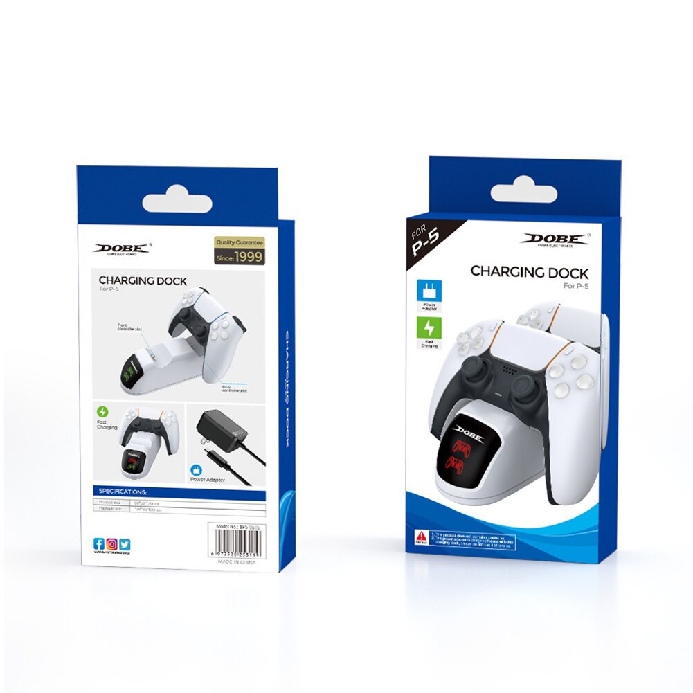 Dual Controller Charger Fast Charging Dock Stations for DualSense Accessories Electronic Machine Accessories