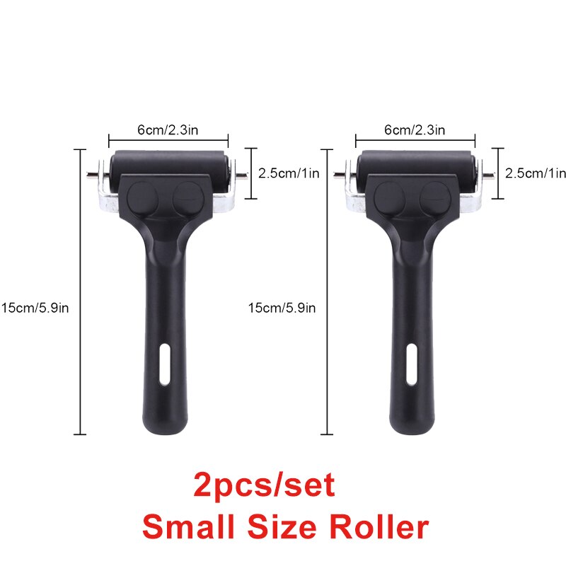 Rodillo de goma para estampar, herramienta para aplicar tintas, sellos, papeles, suministros de arte antideslizantes, 6/10/15cm: 2pc 6cm