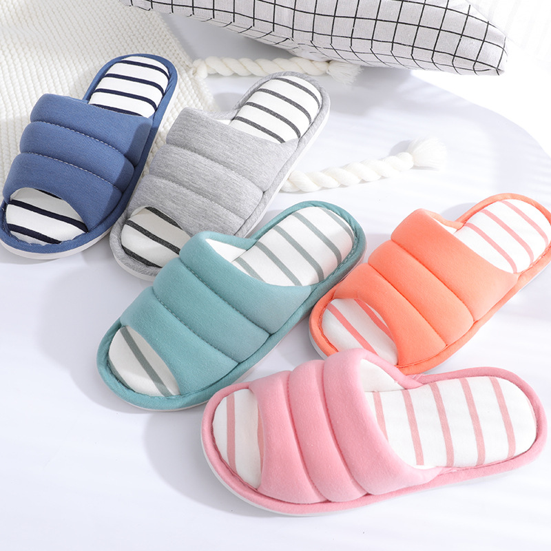 Asifn kvinnor tofflor caterpillar par linne modis öppet hem halkfria män golv tjocksulor fyra säsonger skor sapato feminino