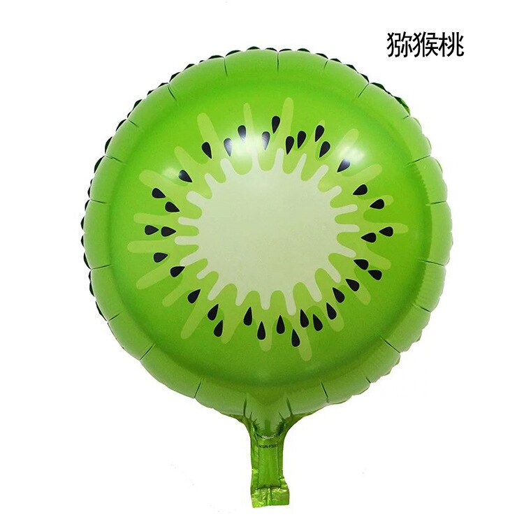 18 zoll Frucht Party Aluminium Film Erdbeere wassermelone Orange Aufblasbare Ballon Festival Party Dekoration Stern Ballon 1Stck: Kiwi