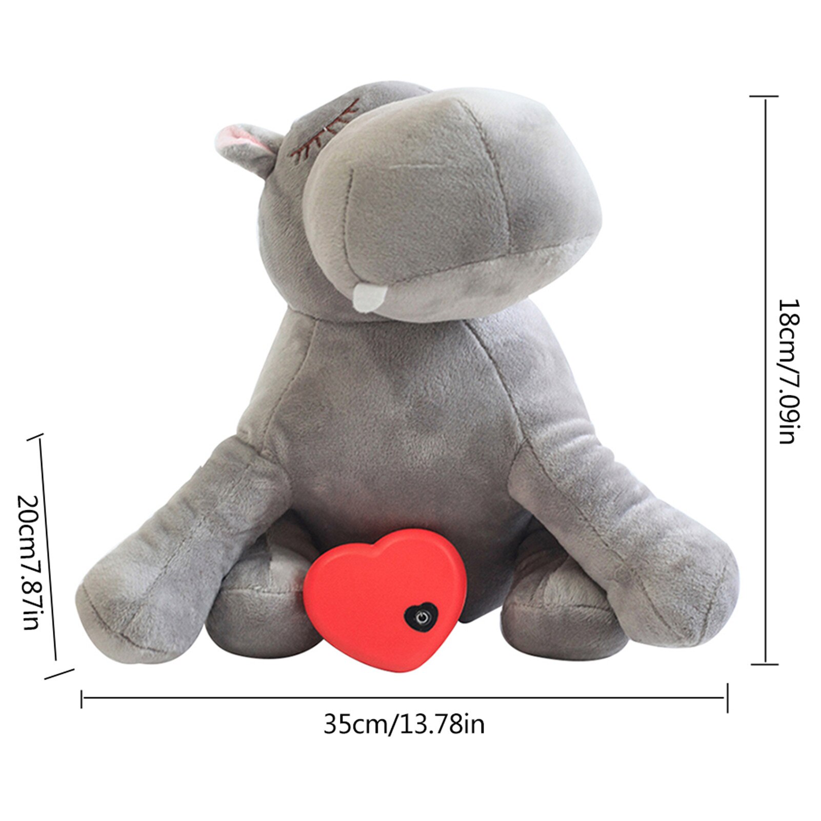 Dog Plush Toy Heartbeat Comfort Toy Accompany Sleeping Cat Toy Heart Beat Soothing Plush Doll Sleep For Smart Dogs Cats Pet Toys: 04