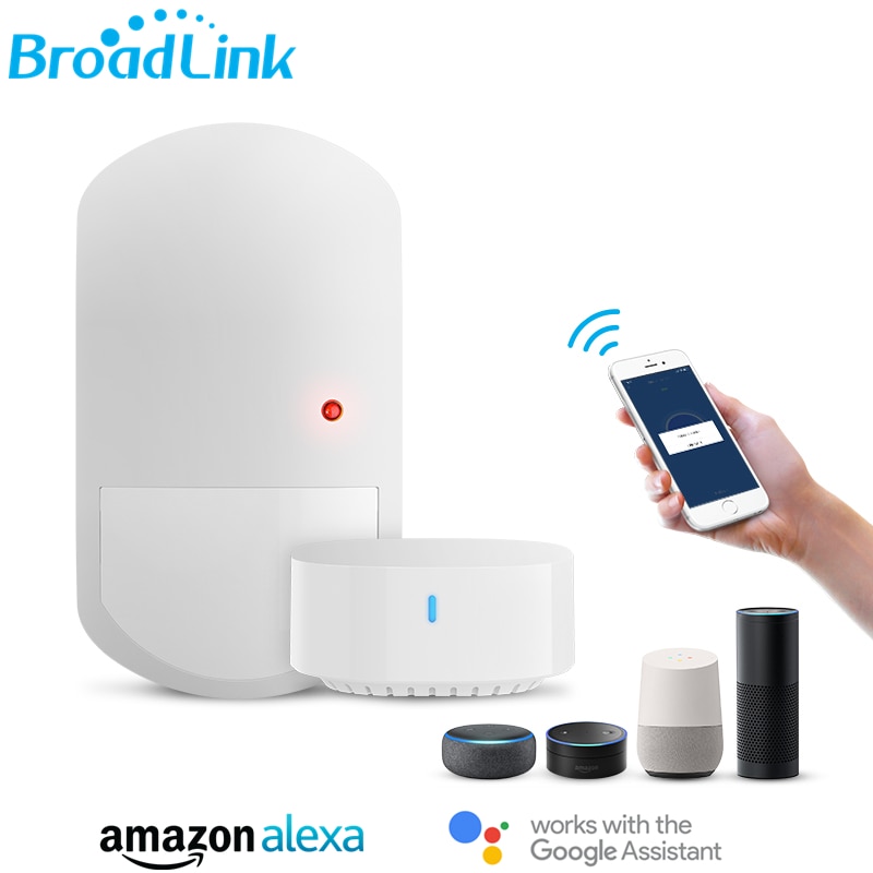 Broadlink Smart Home Alarm Security Kit Pir Motion Deur Sensor Telefoon App Alerts Voor Kid/Ouderen Veiligheid Alexa google Ifttt