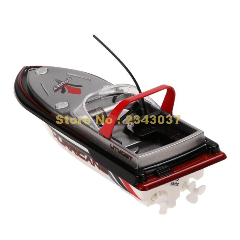 Motoscafo Rc Boat Radio Remote Control Boats Super Speedboat Dual Lancha Hurricane With Light Toy