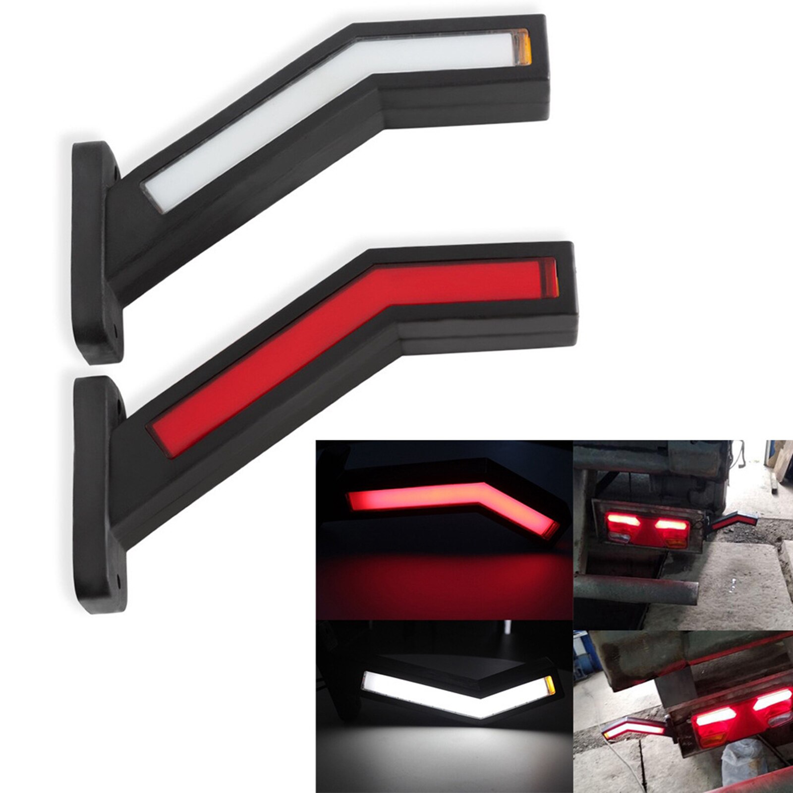2 pièces universel LED néon côté feu de Position camion remorque lampe de Position