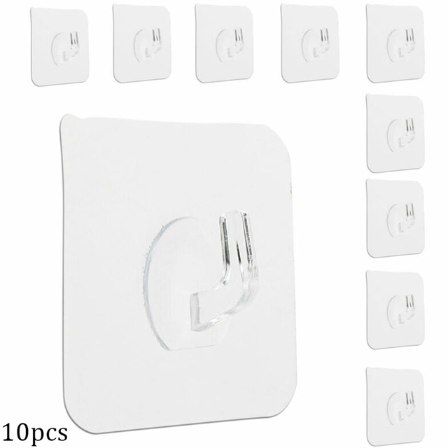 Ganchos Autoadhesivos De Madera Para Pared - Set De 6 Animales Para Dormitorio Infantil, Baño O Cocina