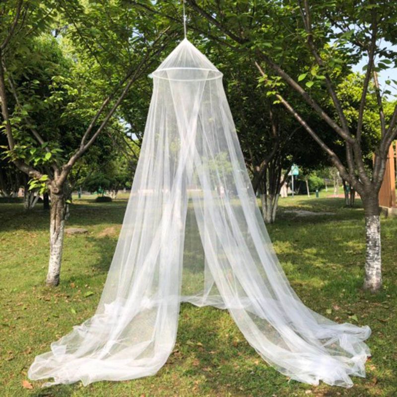 Baby Bed Mosquito Mesh Tent Dome Hanging Canopy Insect Protection Curtain Decor U90B