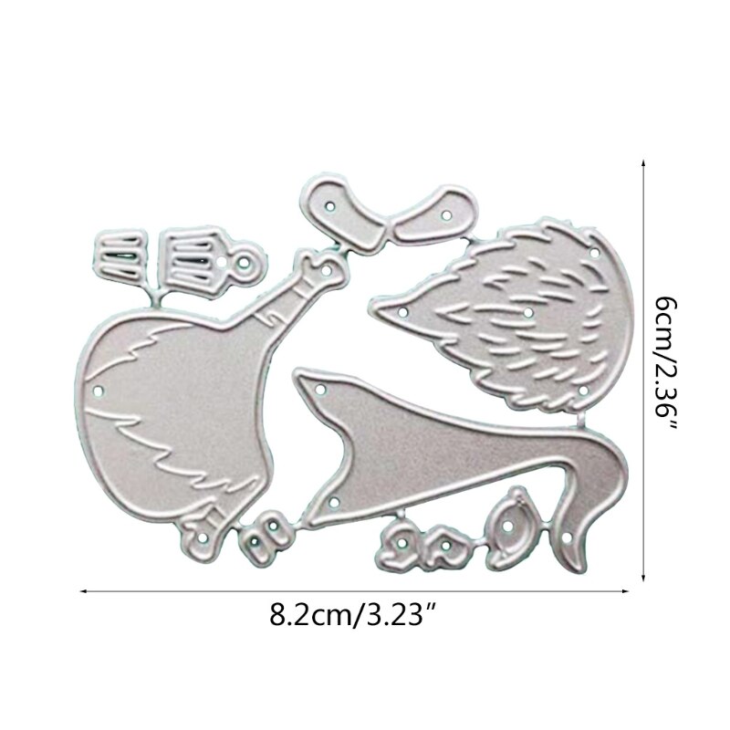 Il taglio del metallo muore il modello di stampini di babbo natale per Scrapbooking di nozze di compleanno di san valentino