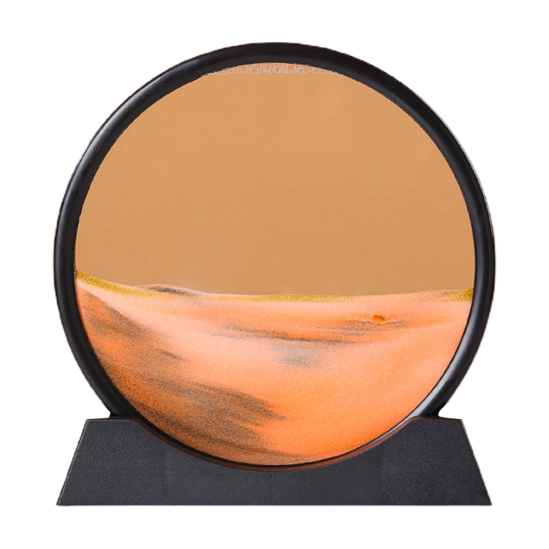 One Piece Of 10 Inch Art Picture 3D Hourglass Glass Ornaments Home Decoration Items: Y