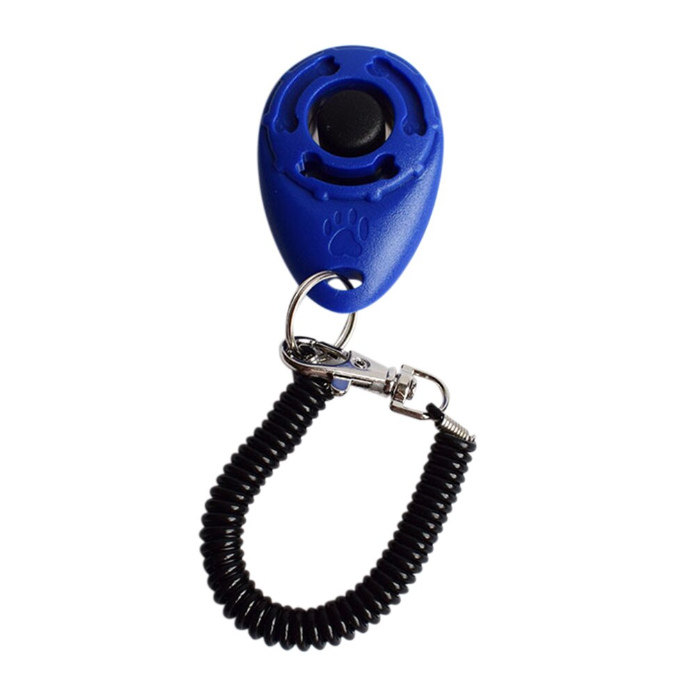 Pet Training Device Whistle Clicker Dog Trainer Aid Guide Tool Dog Products for Household Animal Dogs Accessories: Blue