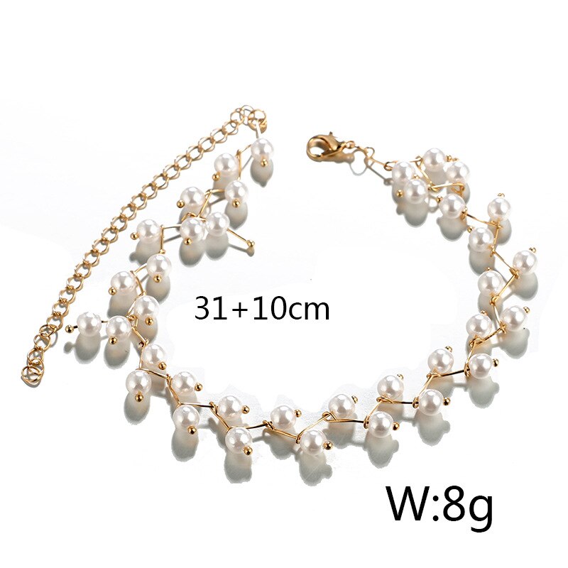 Women Necklace Choker Pearl Necklace Statement Ladies Collares Gold Color Alloy Jewelry Birthday чокер