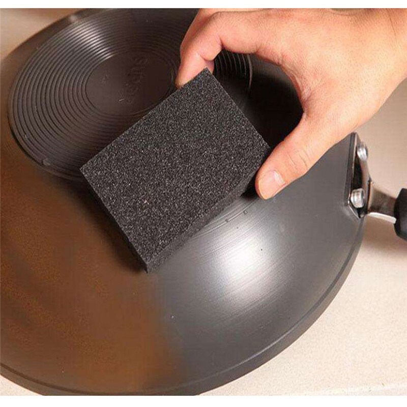 1PC Black High Density Nano Emery Magic Sponge Removing Rust Rub Magic eraser cleaning sponge Kitchen Accessories tools