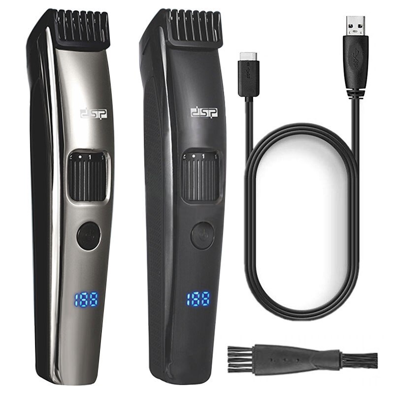 LCD display adjustable 1-10mm beard trimmer electric hair trimmer for men stubble trimer hair cutting machine