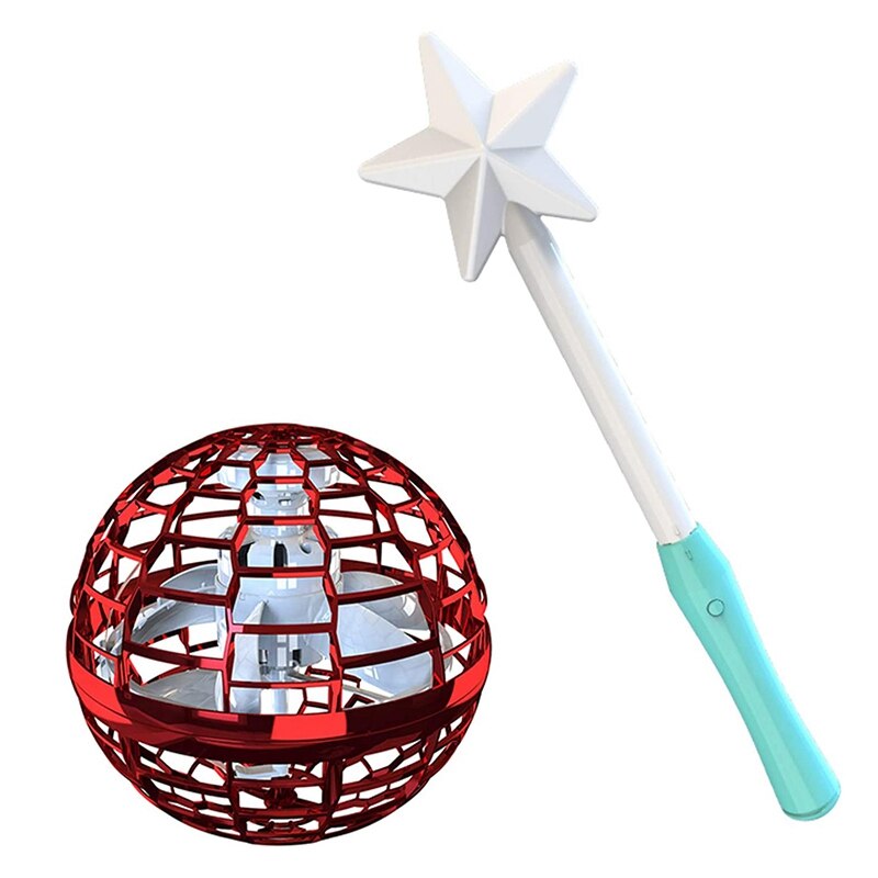 Induction Flying Vehicle-360° Hand Boomerang Spinner Flying Toys Spinner with Endless Tricks Hand Operated Drones red: Default Title