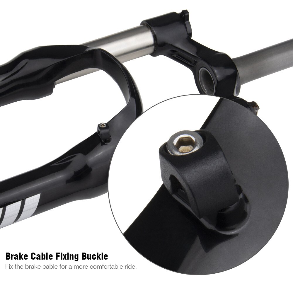 MTB Fork Air Bicycle Front Suspension 26/27.5/29inch 32mm Straight Tube Manual Mechanical Lockout Alloy Quick Release Bike Fork