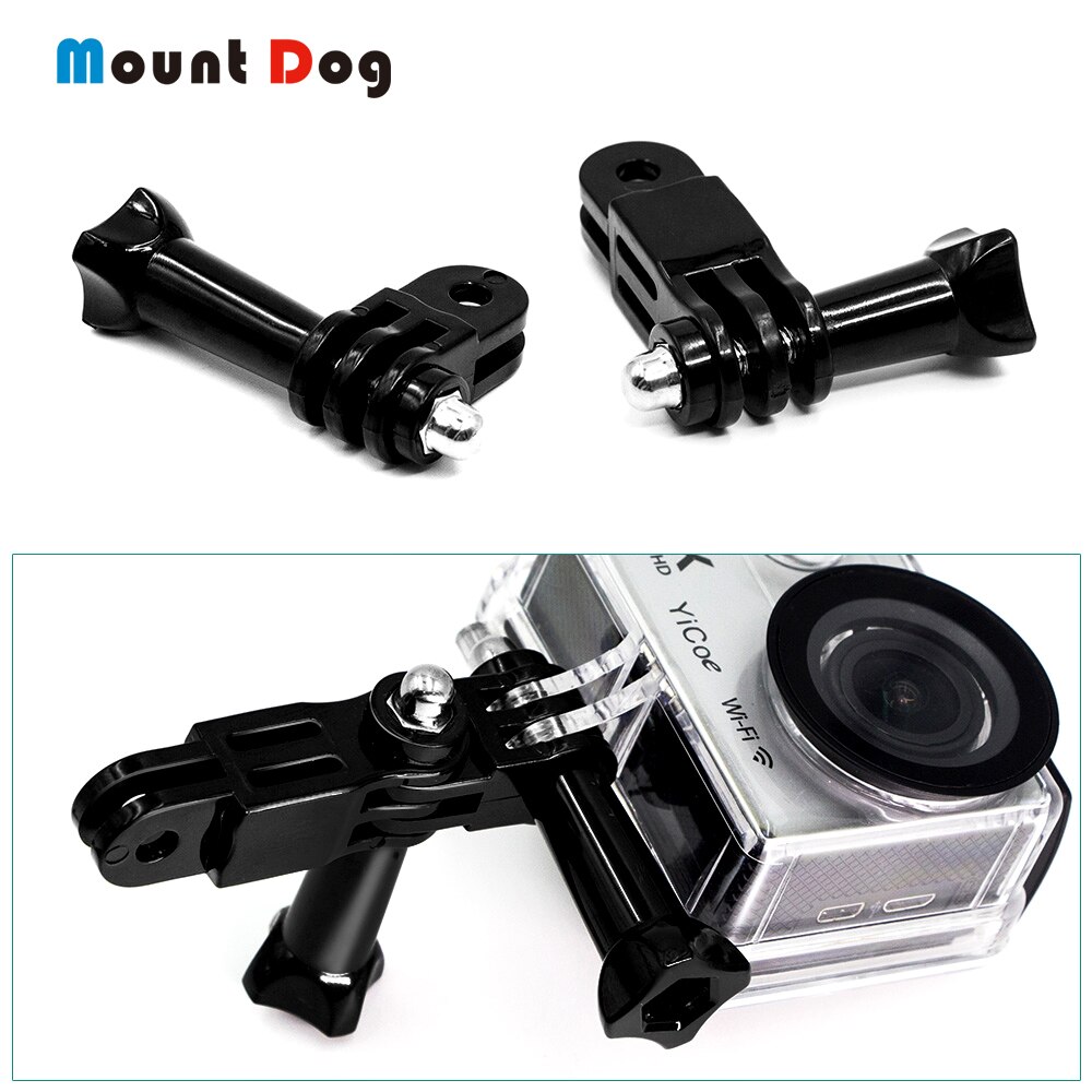 Voor Gopro Hero 7/6/5/4/3 + Actie Sport Camera Go Pro Accessoires Kit Gebogen Schroef helm Flat Mount Voor Xiaomi Yi 4K Pro Camera