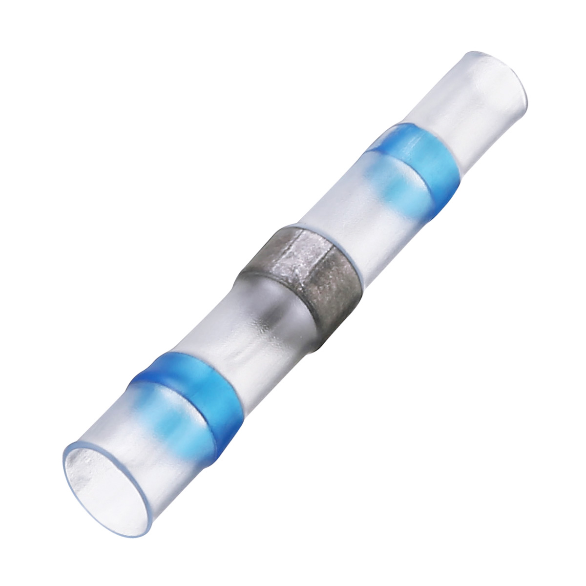 Mayitr 250Pcs Mixed Solder Sleeve Heat Shrink Butt Waterproof Wire Splice Connector Terminal for Auto Home Electrical Equipments