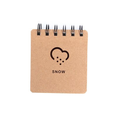 1pcs Coil Notebook Stationery Student Cute Planners Kawaii Notebooks Cute Memo Pad Book Schedule Book Kawaii School Supplies: Burgundy