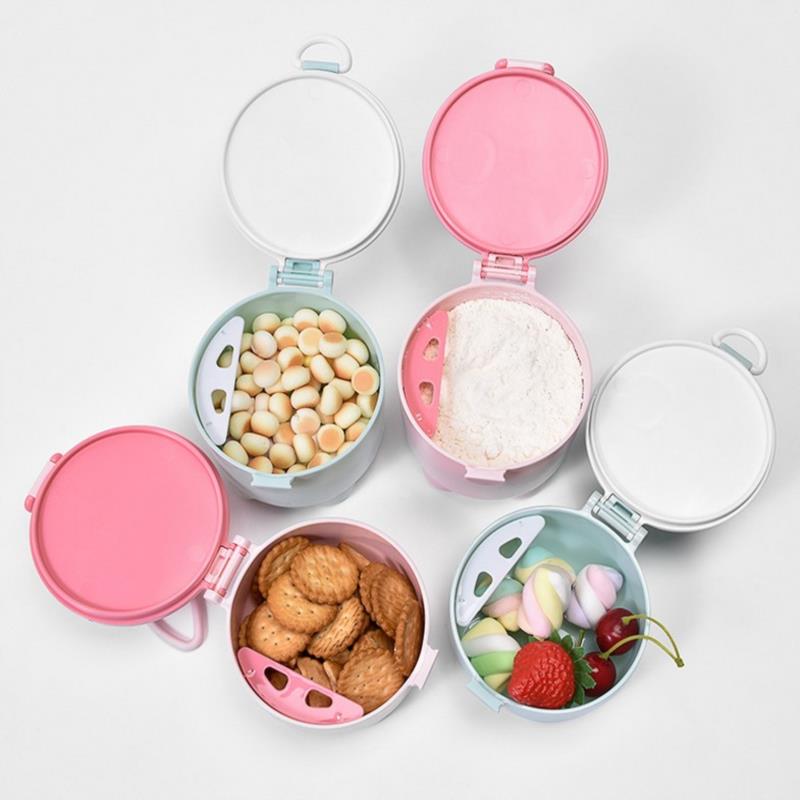 Baby Milk Powder Portable Cute Pig Food Storage Box Infant Milk Powder Box