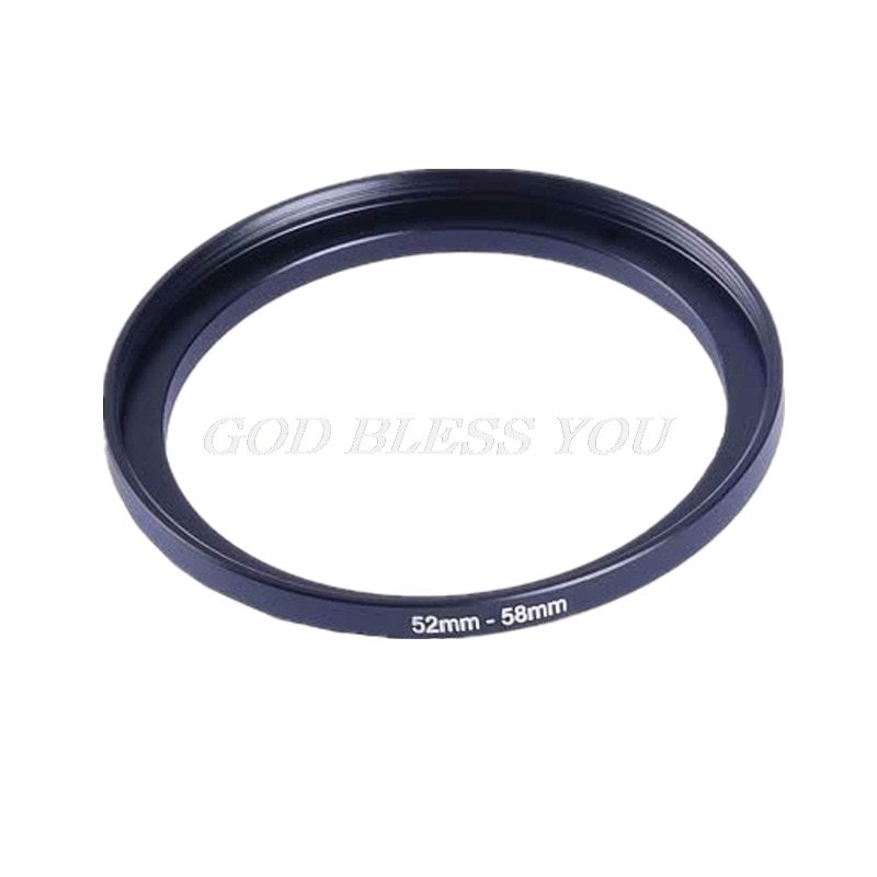 1Pc Metal 52mm-58mm Step Up Filter Lens Ring Adapter 52-58 mm 52 to 58 Stepping