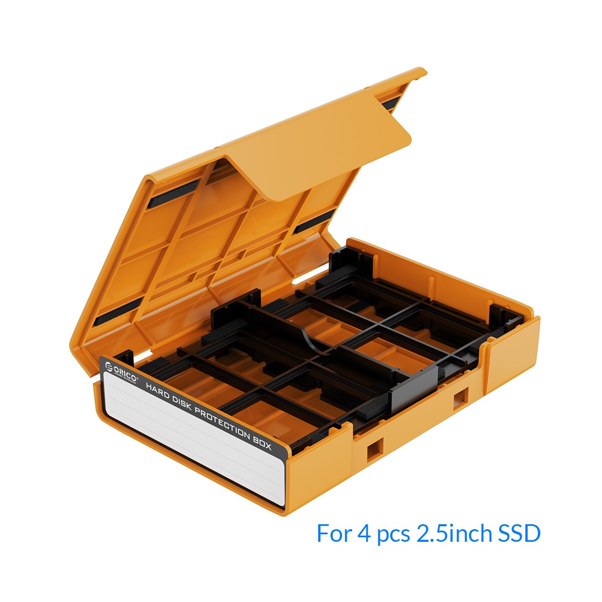 Orico Php Harde Schijf Beschermende Doos Draagbare Pp 3.5-Inch Harde Schijf Beschermende Doos Waterdichte Externe Harde Schijf Opslag doos: PHP25-OR-Orange