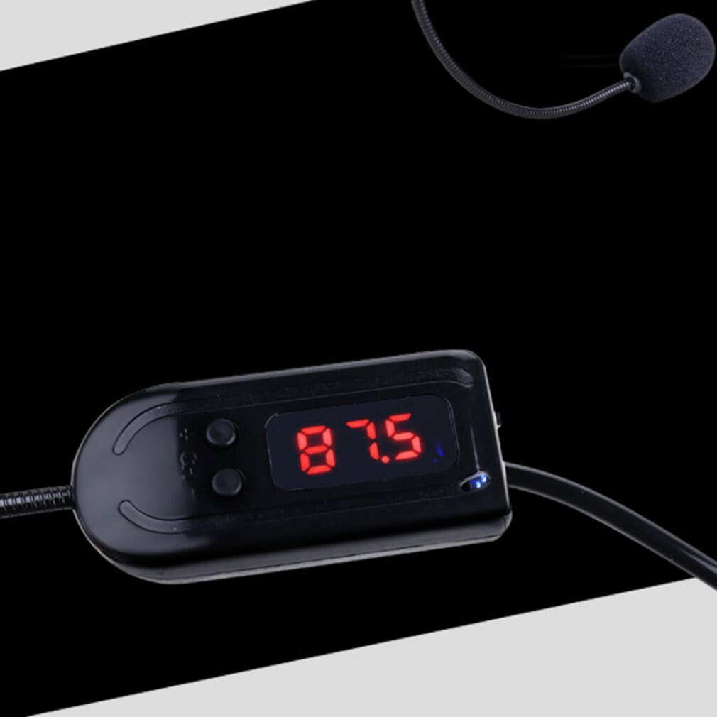 Mini Portable 2.4G Wireless Microphone Headphones Amplifier Radio Microphone for PC Speaker Teacher Conference Guide