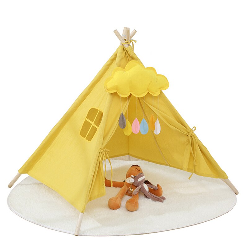 1,3 M kinder Tipi Zelt Für Kinder Spielhaus Tipi Infantil Baby Wigwam Haus Für Kinder Kind Spielen Zelt