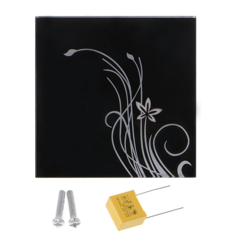 Wall Light Touch Switch Smart Home 1gang 2way Automation Multi Function Glass Panel 86Type R06 Whosale