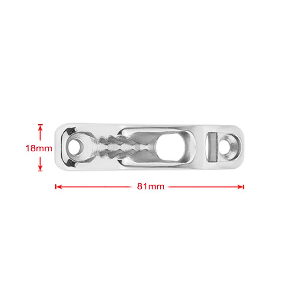 3-Inch Anchor Deck Cleat For Kayak Slide Rail Track - Fits Third Coast & Perception