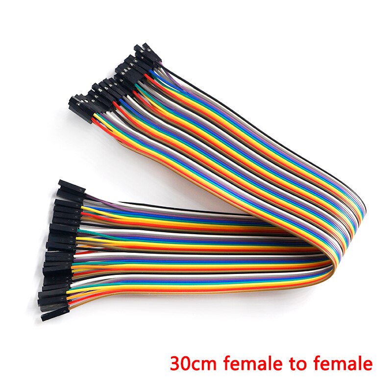 Dupont Lijn 10 cm/20 CM/30 CM Man op Man + Vrouw naar Man + Vrouw naar vrouwelijke Doorverbindingsdraad Dupont Kabel: 30CM F-F