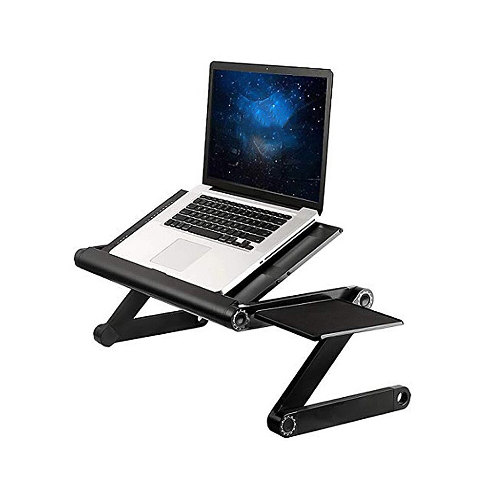 Opvouwbare Laptop Stand Draagbare Aluminium Laptop Stand Desktop Stand Met Warmteafvoer Gat Muis Board Voor Laptop Mac
