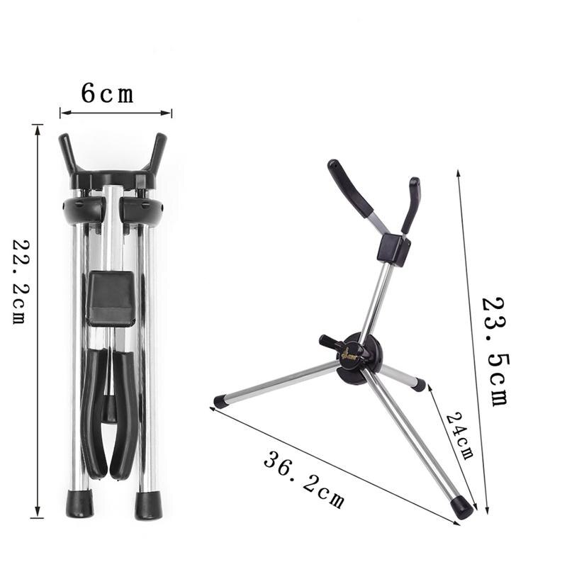 Saxofonstativ hylde saxofonstativ stabilt foldbart blæseinstrument saxofonbeslag holder stativ