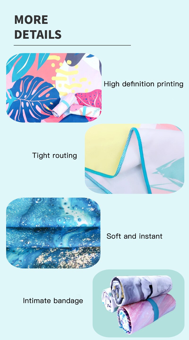 Quick Dry Wet Permeable Bath Towel With Drawstring Pockets Swimming Towel Travel Beach Gym Towel Suction Towel