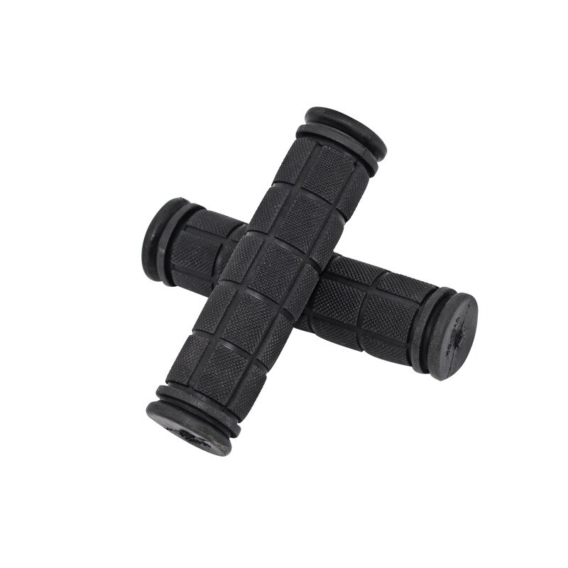 Rubber Bike Handlebar Grips Cover BMX MTB Mountain Bicycle Handles Anti-skid Bicycles Bar Grips Fixed Gear Bicycle Parts Instock: Black