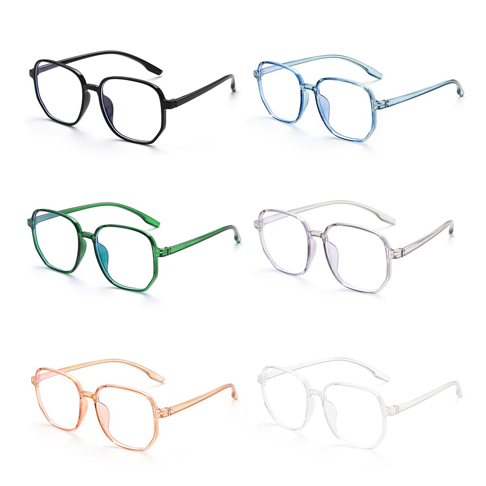 Gafas Vintage para hombre y mujer, anteojos con montura cuadrada para miopía, marcos transparentes para gafas ópticas