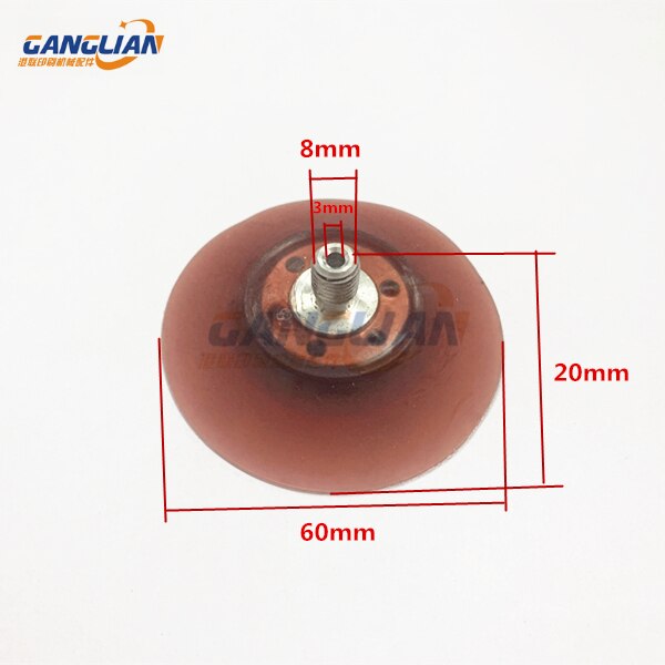 10 sztuk gumowa przyssawka przyssawka gumowa dysza robić offsetowa maszyna drukarska